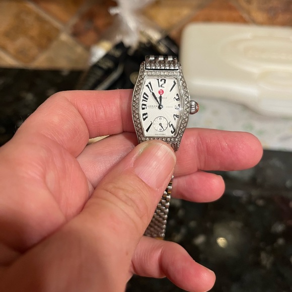 Michele Urban, Diamond watch, Sapphire crystal, Water resistant, Swiss movement - Picture 2 of 15